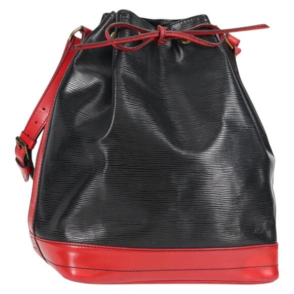 LOUIS VUITTON Epi Noe Shoulder Bag Bicolor Black Red M44017 - Picture 1 of 16